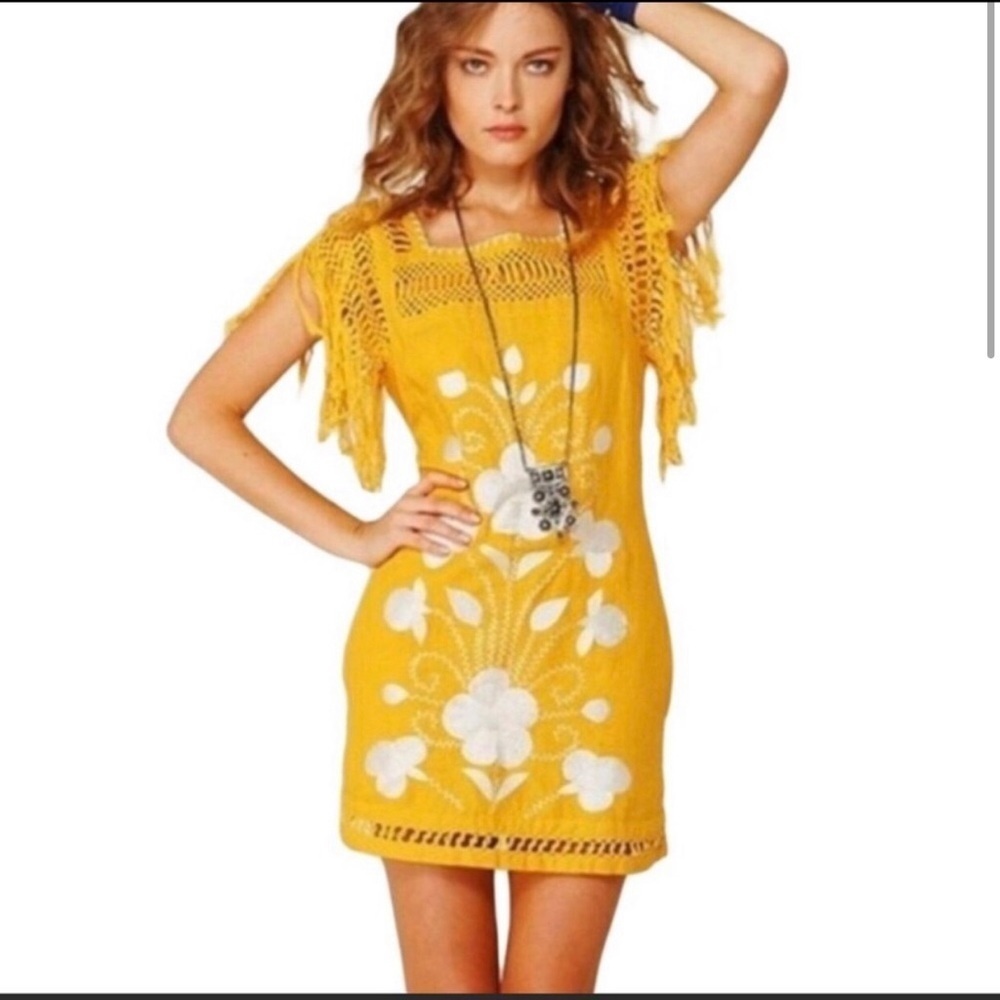 ▪️Free People Crocheted Boho Dress